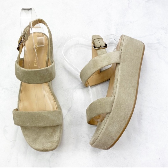 [Sergio Rossi] Classic Suede Platform Sandals - Picture 5 of 7